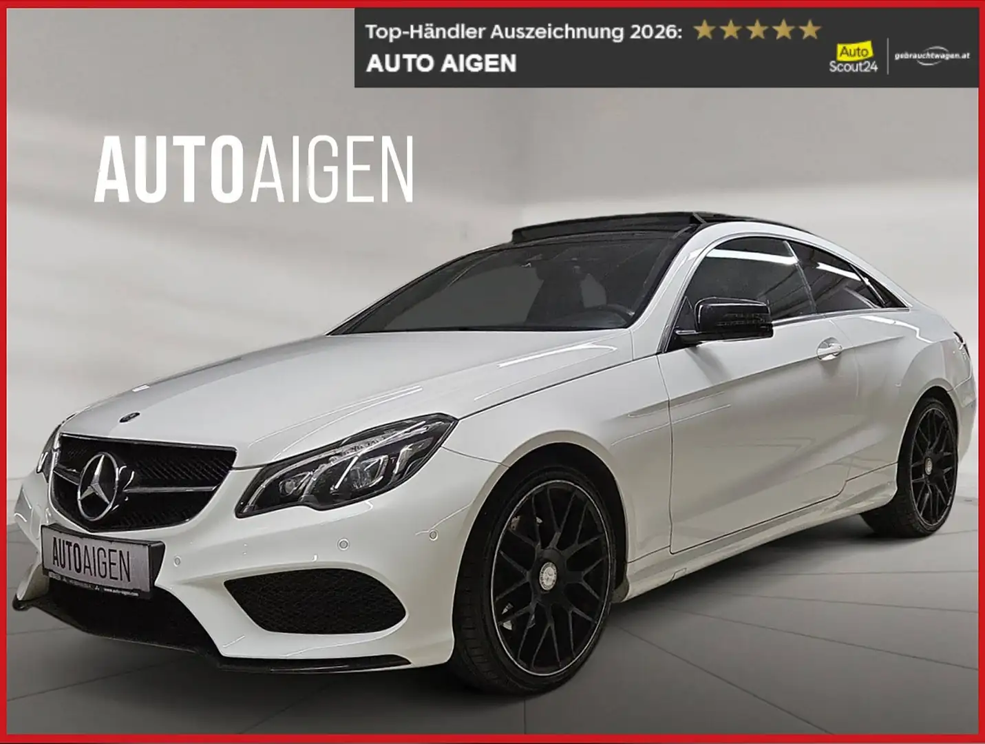 Mercedes-Benz E 200 * COUPÉ * AMG * PANO * HAMAN-KADON * NIGHT * LED * NAVI * PDC * Weiß - 1