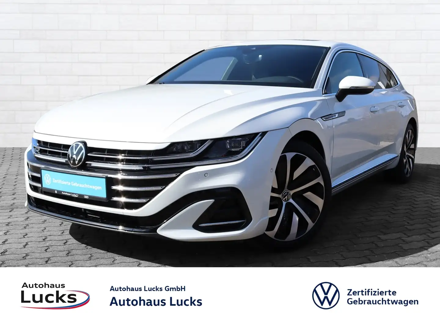 Volkswagen Arteon Shooting Brake R-Line 2,0 TDI Pano Matrix AHK Weiß - 1