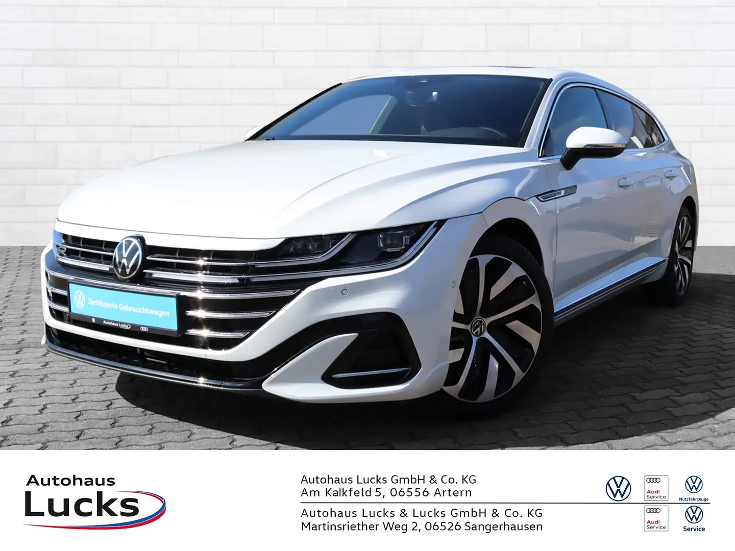 Volkswagen Arteon Shooting Brake R-Line 2,0 TDI Pano Matrix AHK Weiß - 2