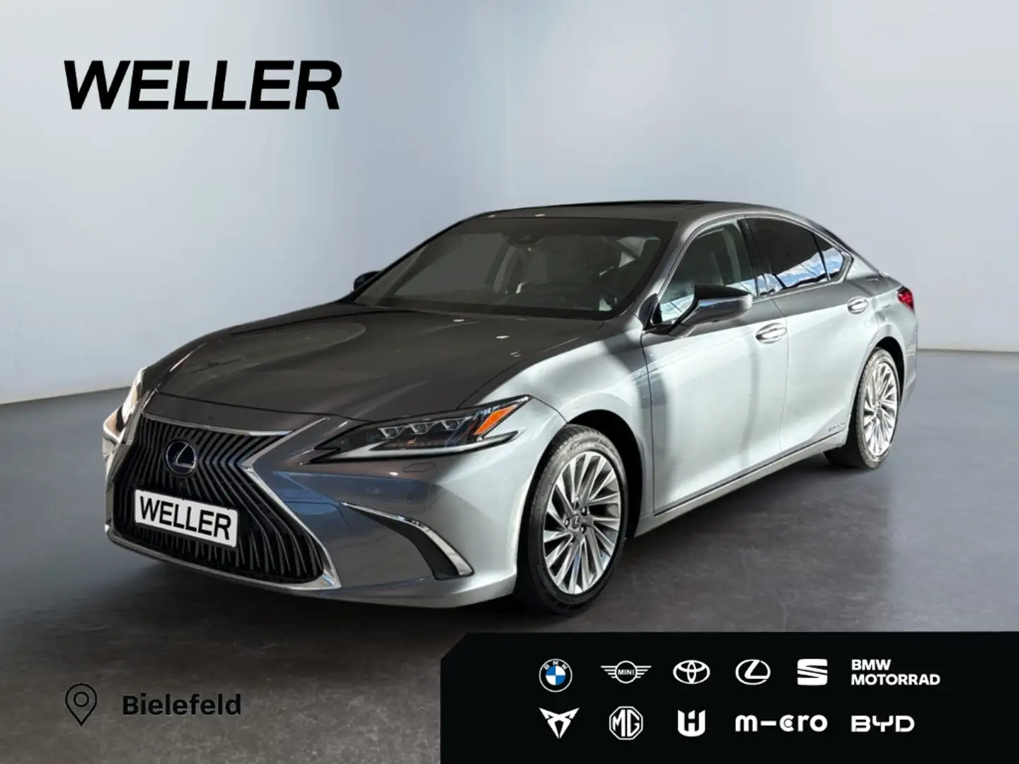 Lexus ES 300 h Luxury Line *Matrix*Leder*HUD*360°*4xSHZ* Gris - 1