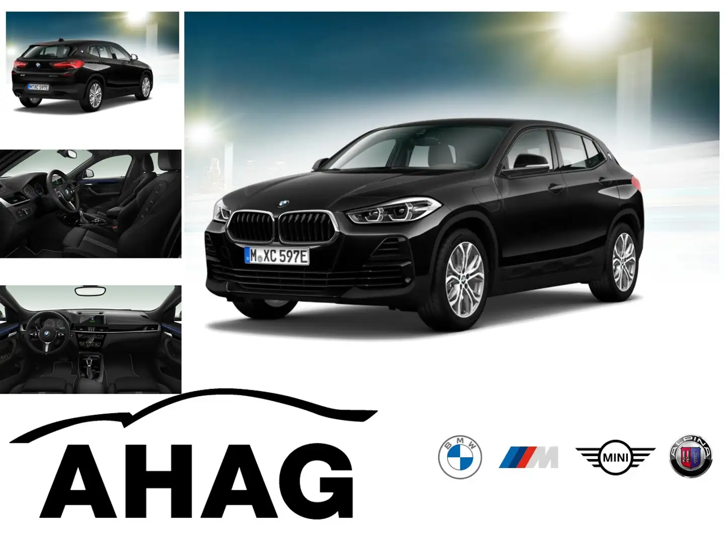 BMW X2 xDrive25e Advantage Plus Steptronic Aut. PDC Schwarz - 1