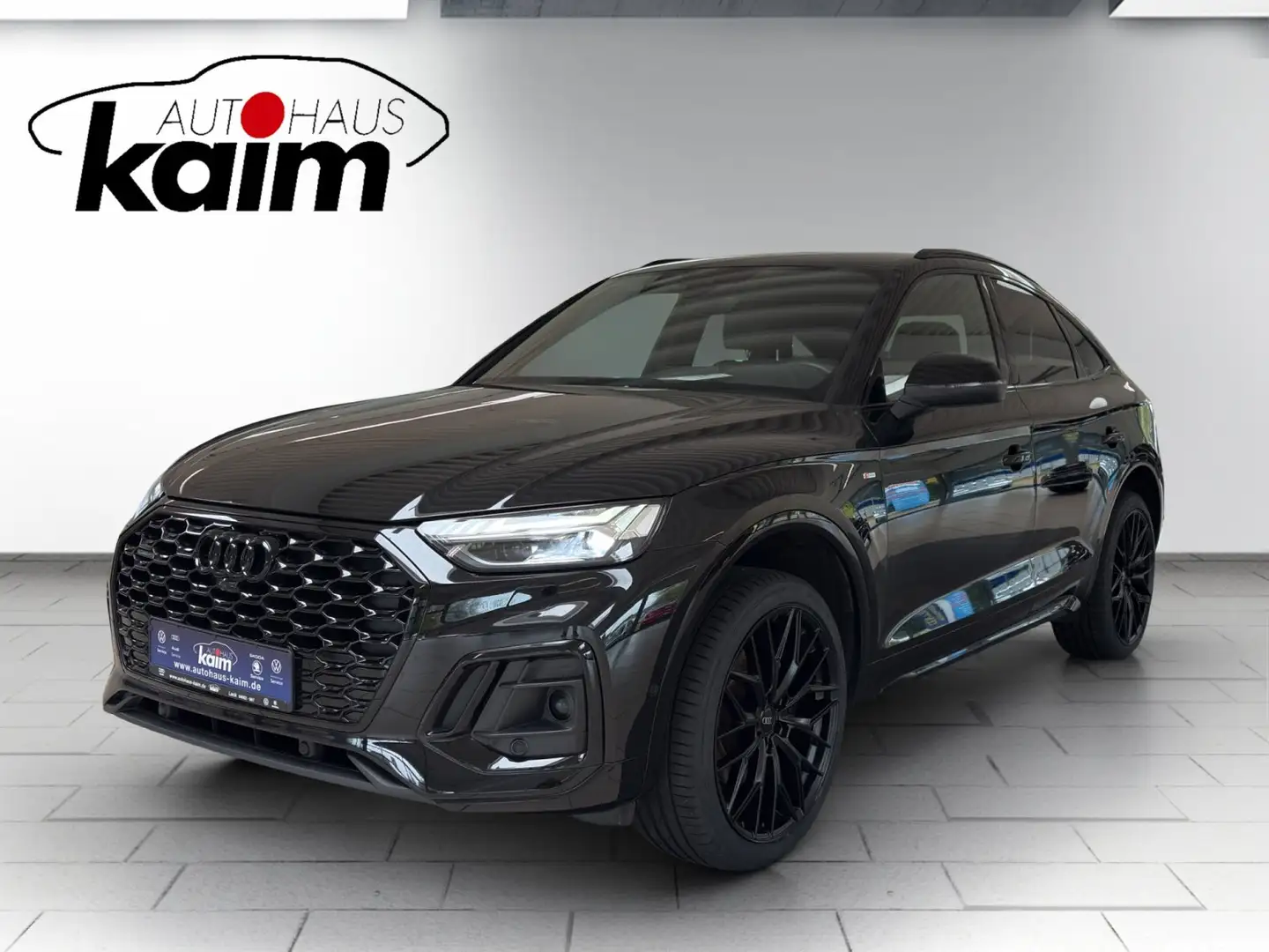 Audi Q5 40 Sportback 40 2.0 TDI quattro  S line MATRIX+AHK Schwarz - 1