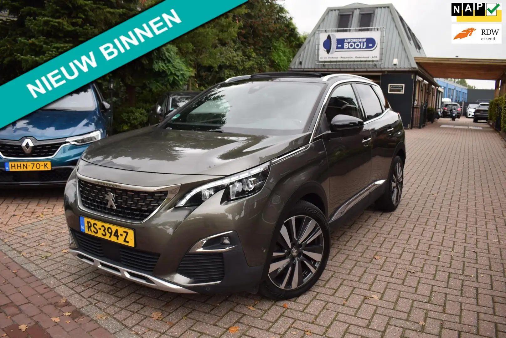 Peugeot 3008 1.6 e-THP GT Line AUTOM /PANO DAK/TREKH/NL-AUTO/AI Gris - 1