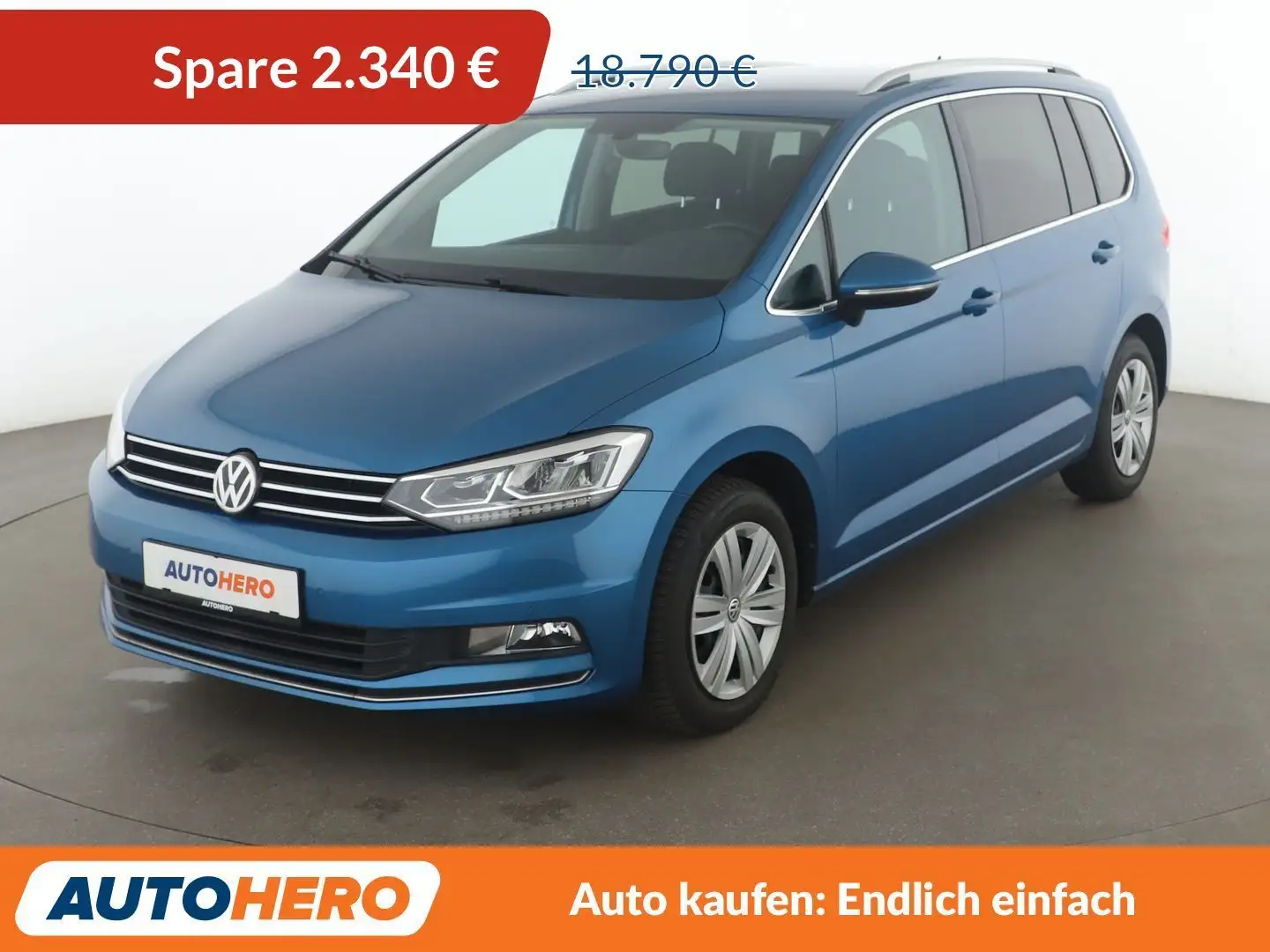 Volkswagen Touran 1.4 TSI Highline BlueMotion Tech *NAVI*PDC*TEMPO* Bleu - 1