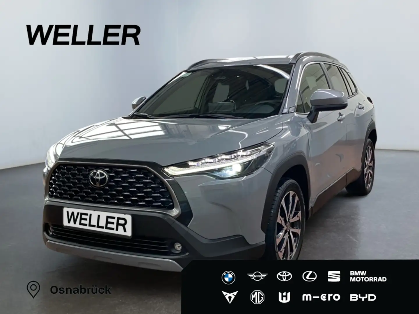 Toyota Corolla Cross Hybrid 2.0 Teamplayer *LED*CAM*SHZ* Grijs - 1