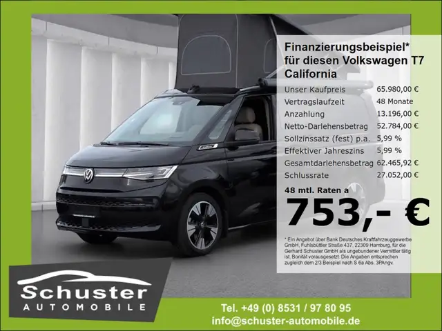 Volkswagen T7 California OCEAN*Küche Aufst.Dach StndHzg AHK