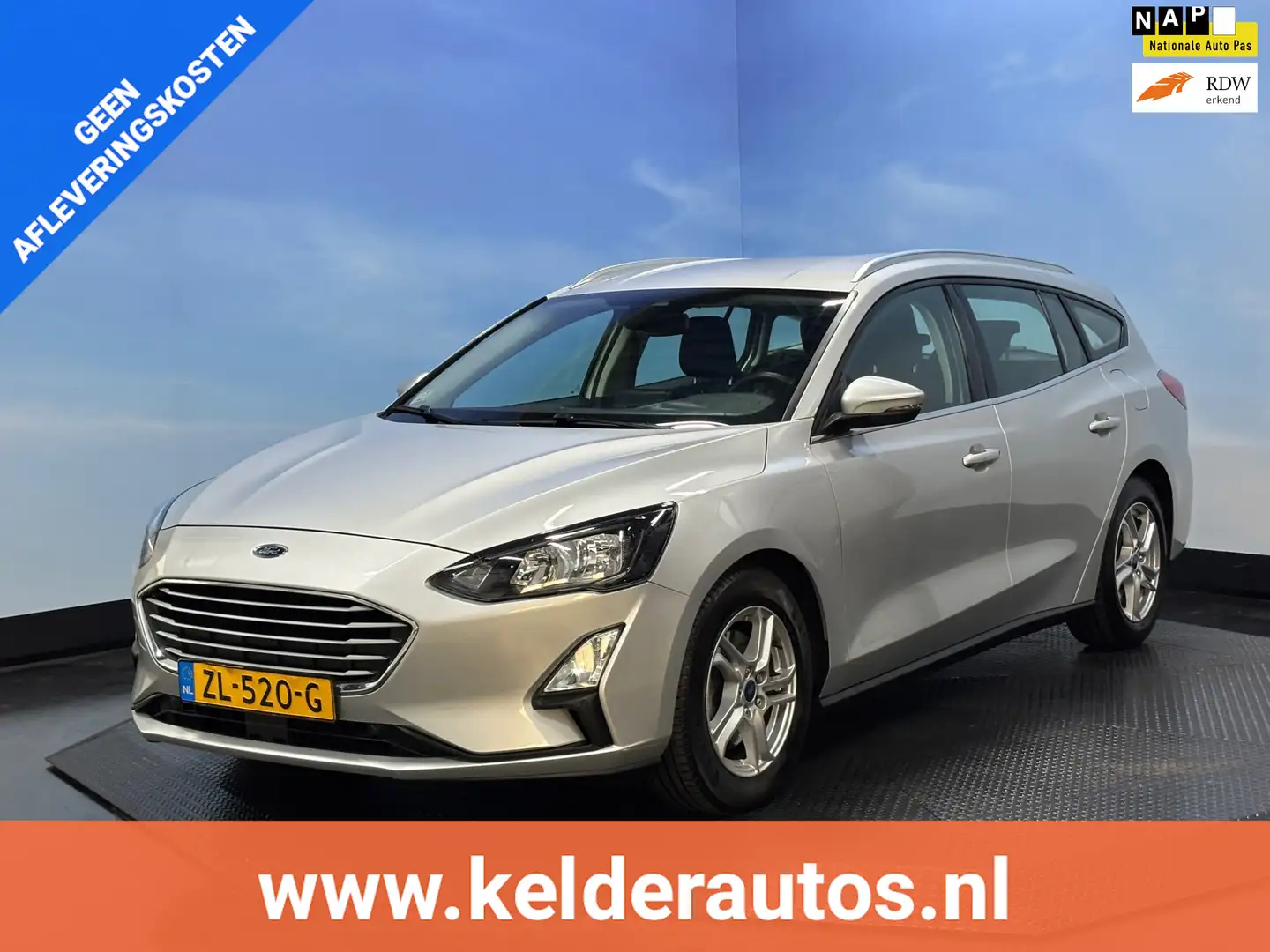 Ford Focus Wagon 1.0 EcoBoost Trend Edition Business Navi | A Grijs - 1