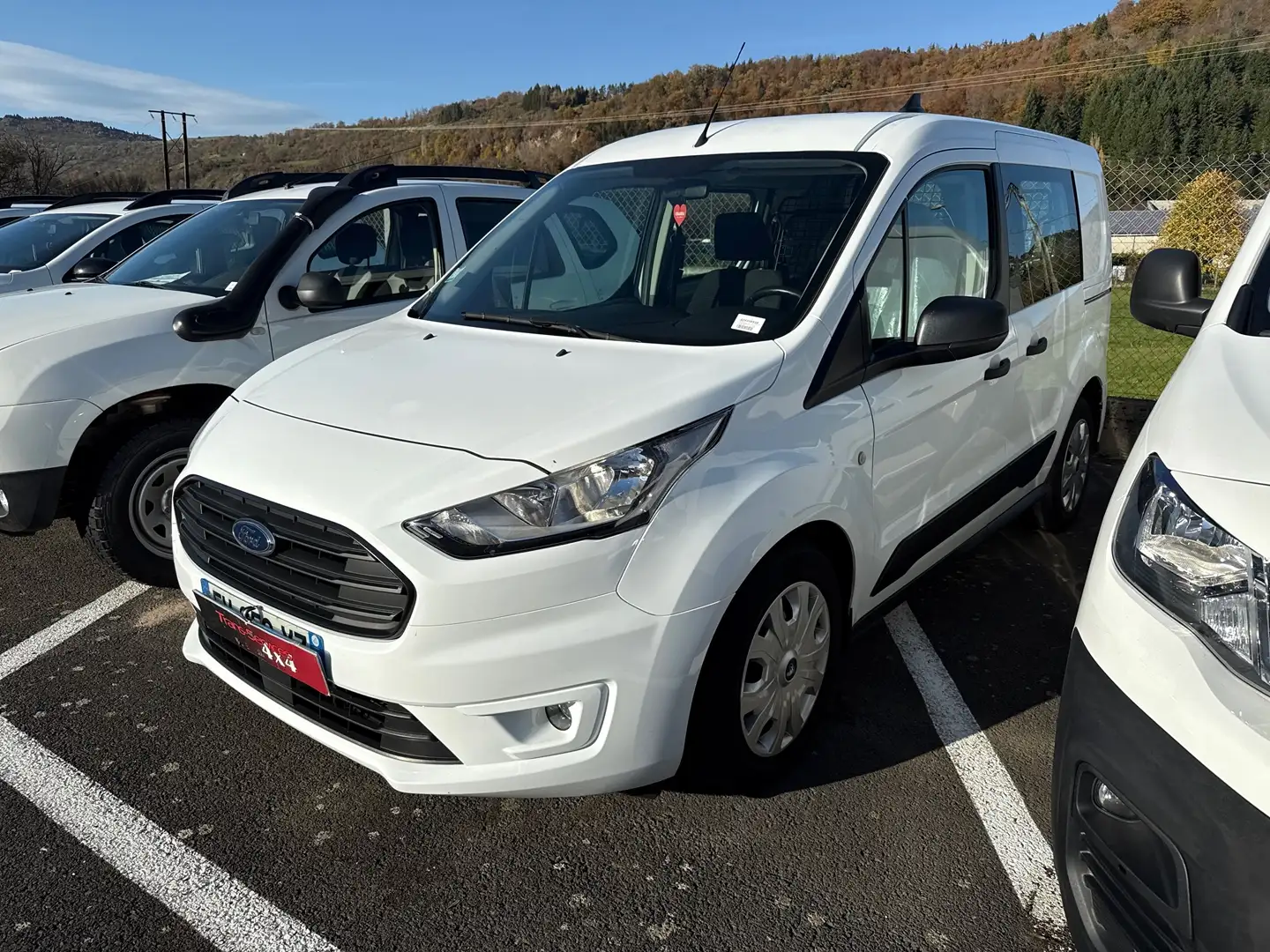Ford Transit Connect L1 1.5 ECOBLUE 120CH CABINE APPROFONDIE TREND Blanc - 2