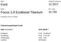 Ford Focus 1,0 EcoBoost Titanium Grau - thumbnail 17