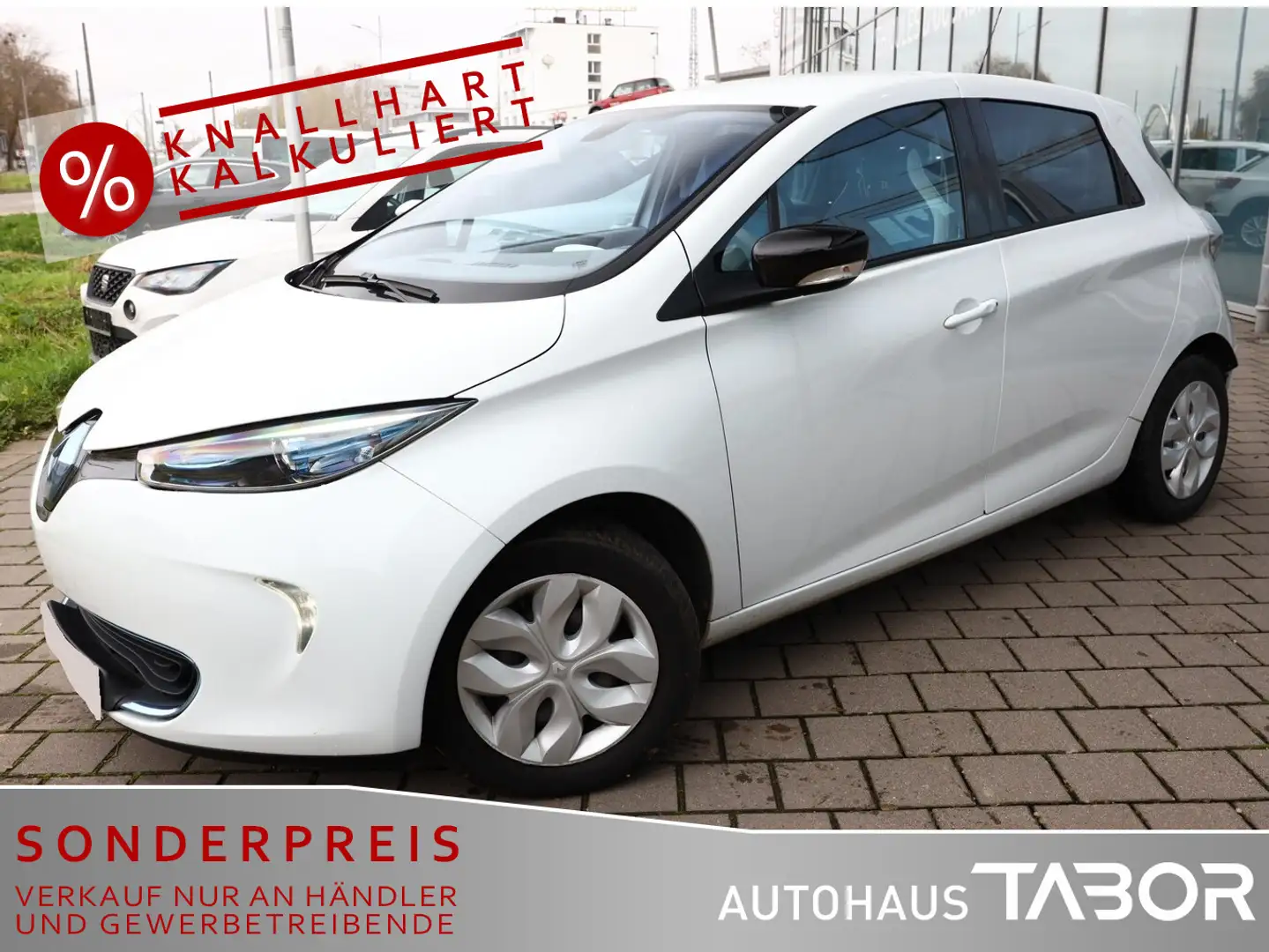 Renault ZOE Q210 Life inkl. Batterie Navi Klimaaut. GRA White - 1