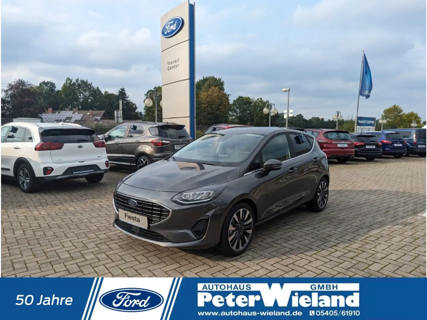 Ford Fiesta Titanium X 1.0 EcoBoost M-Hybrid EU6d TITANIUMX 5D Grau - 1