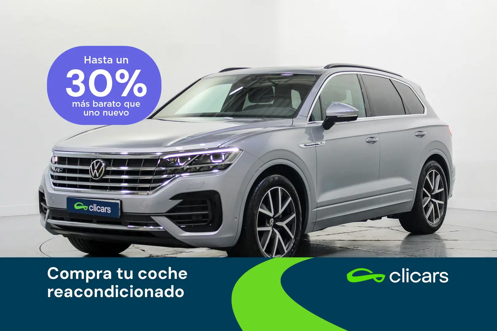 Volkswagen Touareg 3.0TDI V6 R-Line Tiptronic 4Motion 170kW Plateado - 1