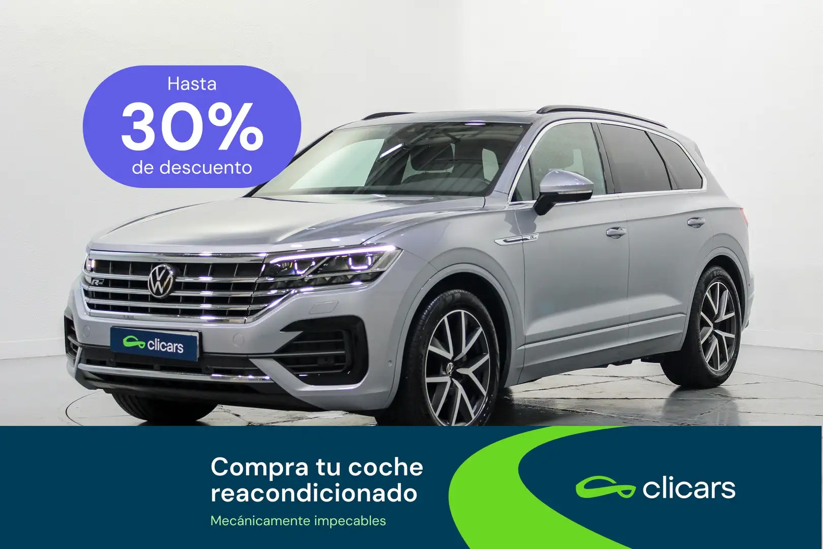 Volkswagen Touareg 3.0TDI V6 R-Line Tiptronic 4Motion 170kW Plateado - 1