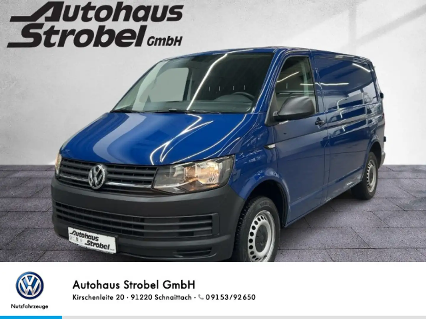 Volkswagen T6 Transporter 2.0 TDI "Eco Profi" KR AHK Standh. Cli Bleu - 1