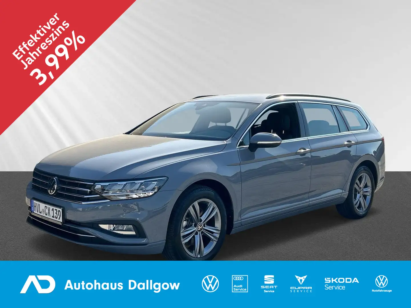 Volkswagen Passat Variant Business Premium/AHZV el.klappbar Grau - 1