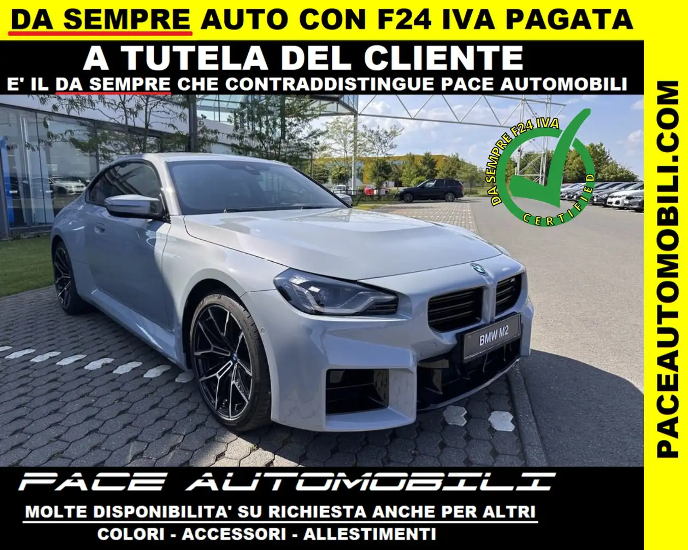 BMW M2 ACC H/K COMPETITION CARBON PELLE BLACK PACK 20" Grigio - 1