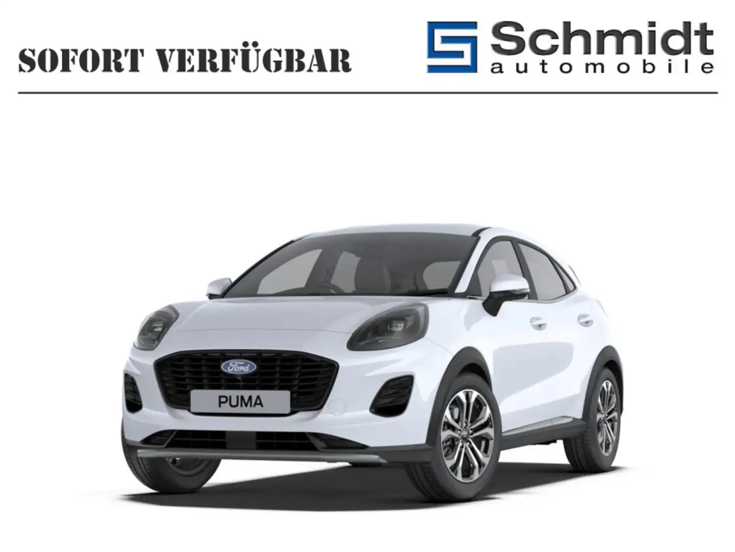 Ford Puma Titanium 5-türig 1,0L Ecoboost 125PS A FWD Weiß - 1