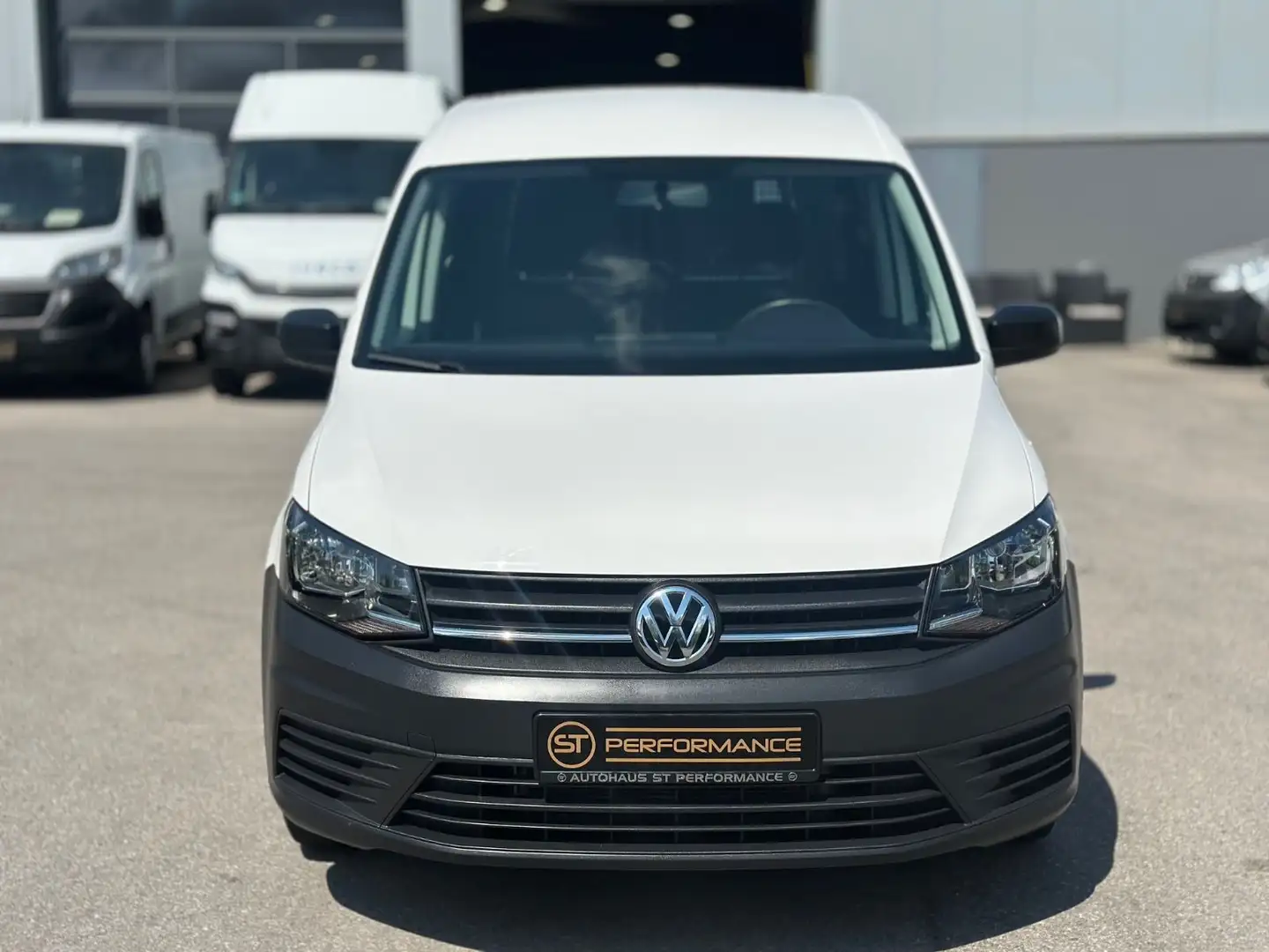 Volkswagen Caddy Nfz KLIMA NAVI AHK PDC 1HAND EURO6 Bianco - 2