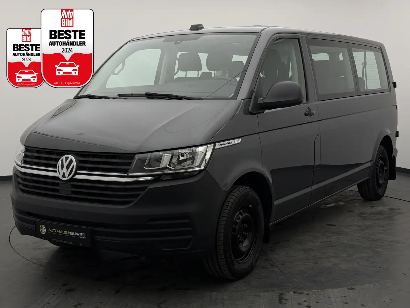 Volkswagen T6 Caravelle Caravelle T6.1 DSG Lang +AHK+STANDHZ+PDC+SHZ+1HD Gris - 1