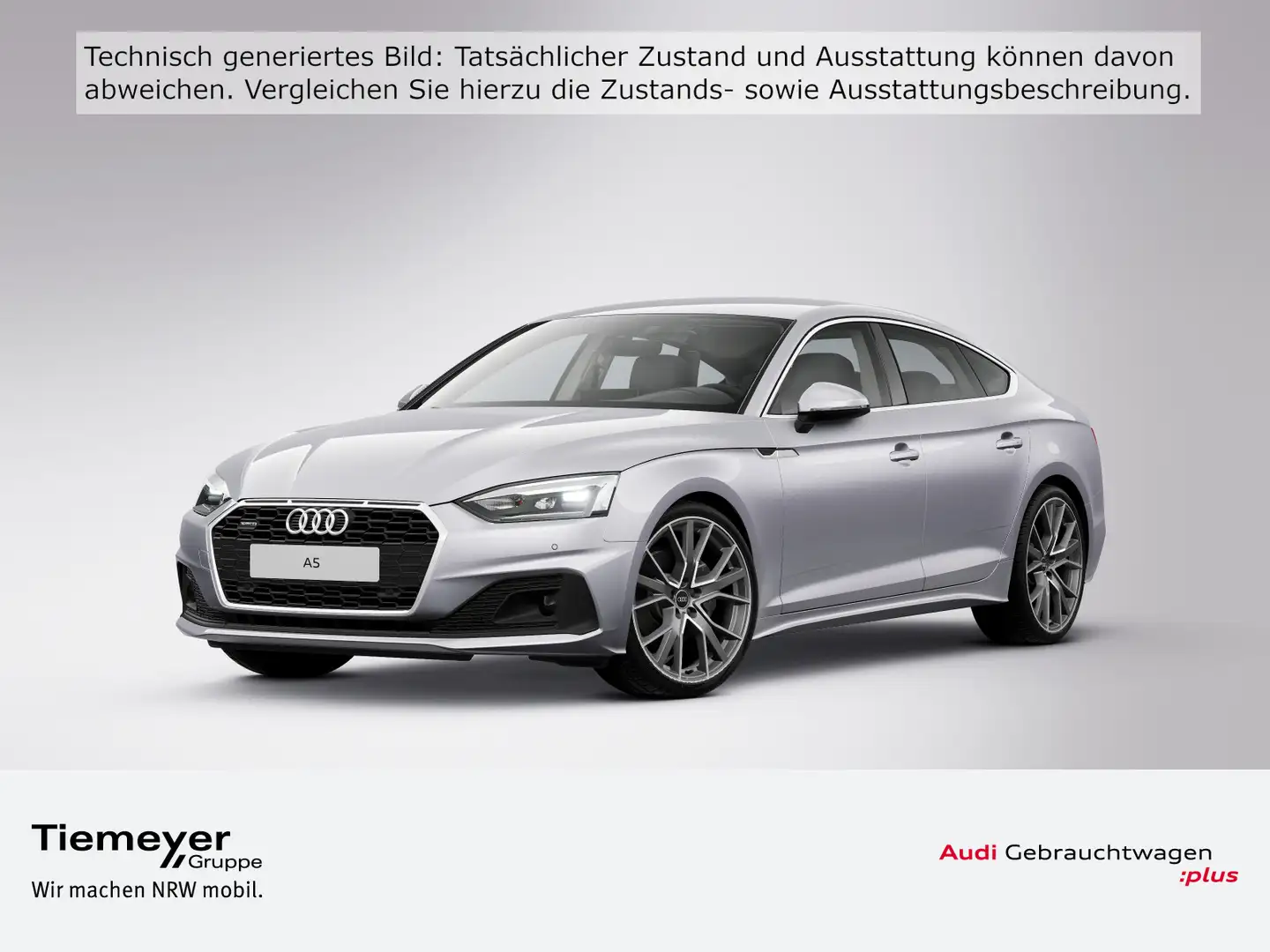 Audi A5 40 TFSI Q STANDHZG LM20 LED Silber - 1