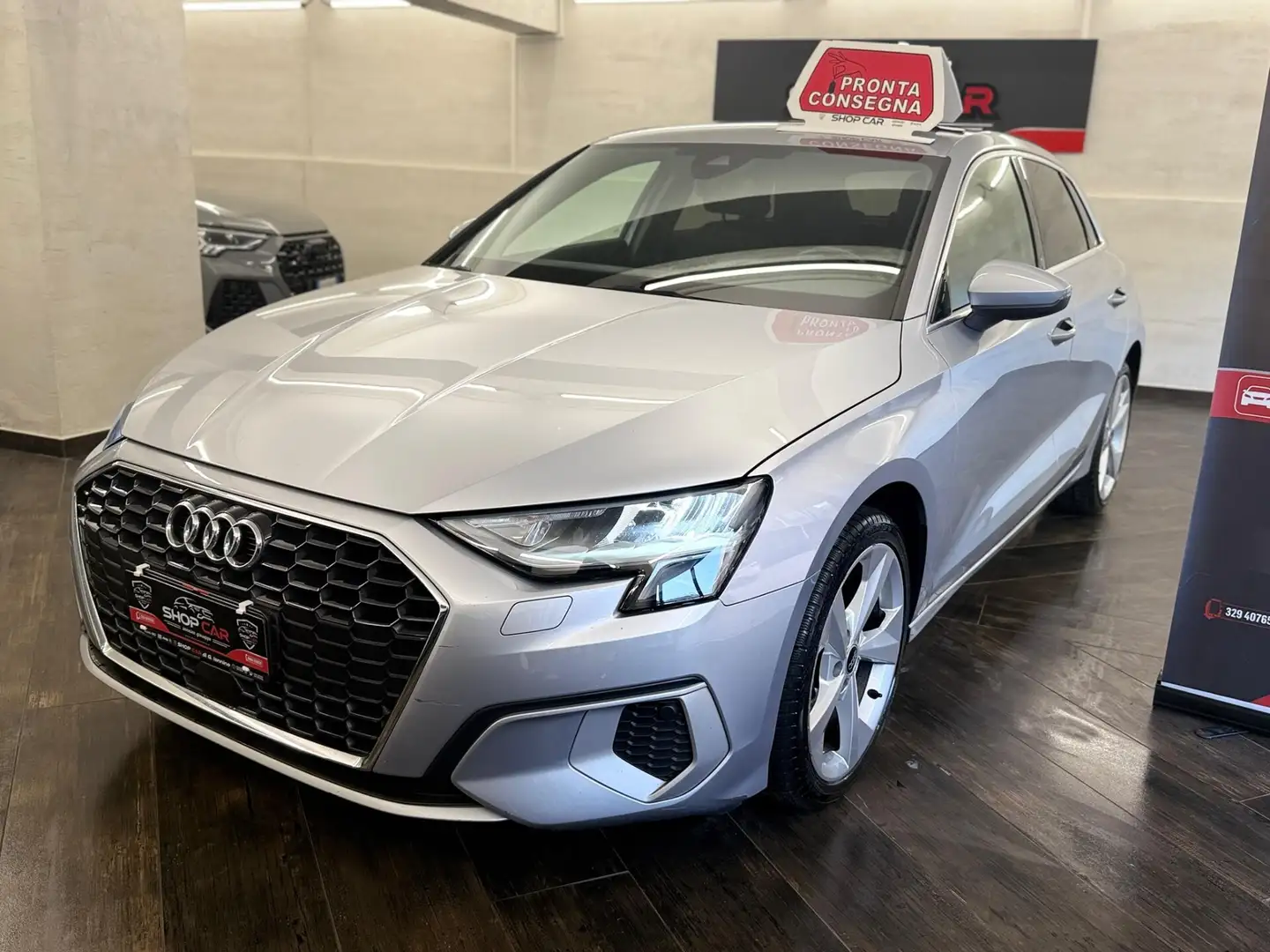 Audi A3 SPB 35 TDI S tronic Business Advanced s. back Grigio - 2