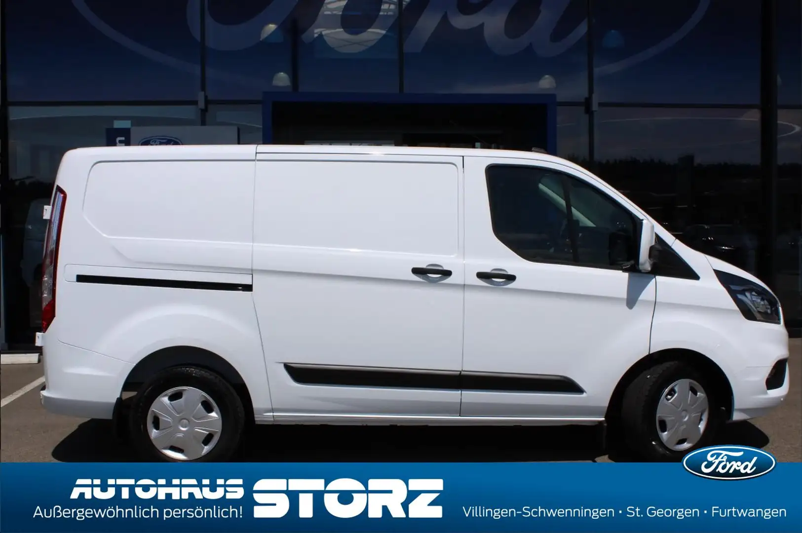 Ford Transit Custom Kasten 300 L1 Trend AUTOMATIK|SICHT PK|KAMERA|SYNC Weiß - 2