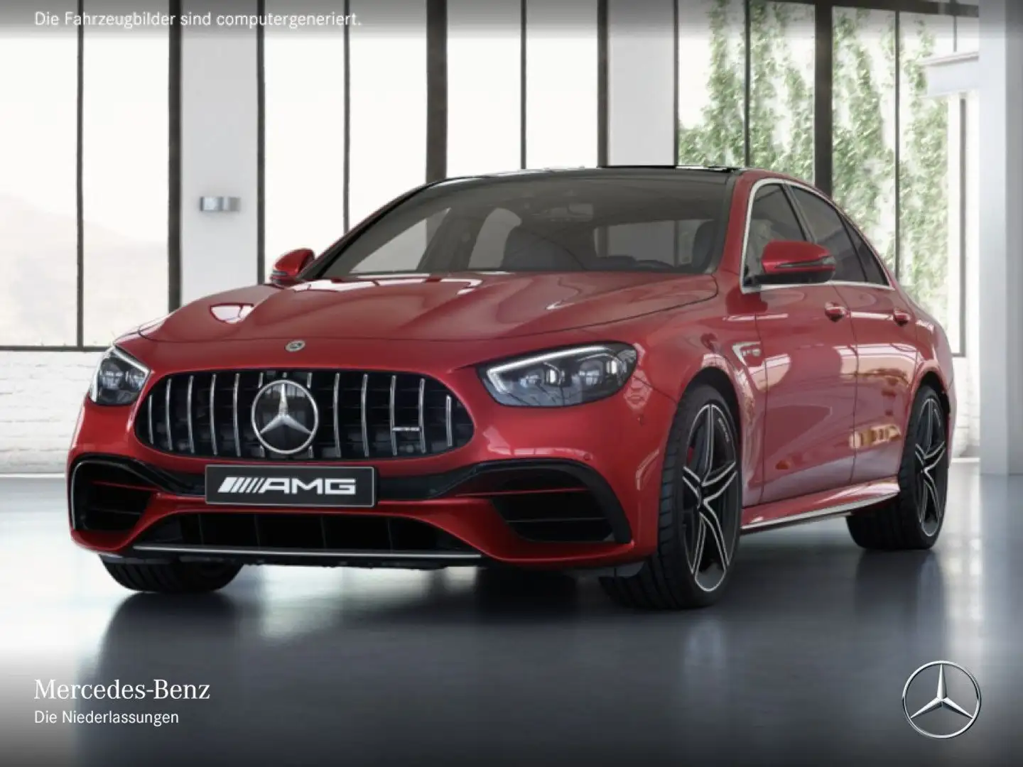 Mercedes-Benz E 63 AMG E 63 S 4M AMG+DRIVERS+PANO+360+MULTIBEAM+FAHRASS Roşu - 2