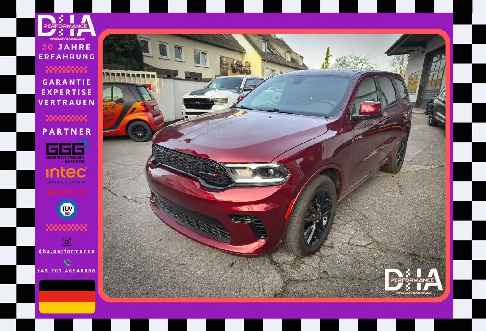 Dodge Durango DURANGO 3.6 GT 4x4 FACELIFT*LED*7 SITZE*GARANTIE Rouge - 1