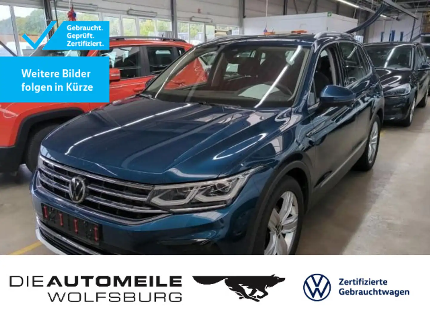 Volkswagen Tiguan 2.0TDI DSG ELEGANCE PANO/IQ/NAVI/HARMAN Blau - 1
