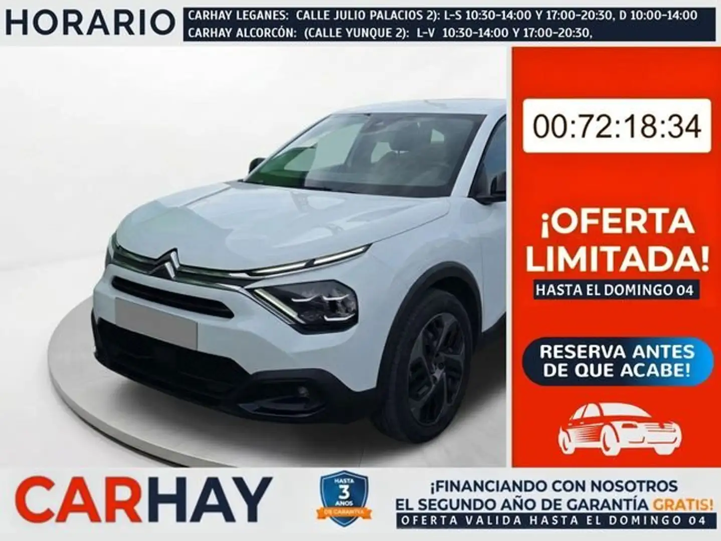 Citroen C4 1.5 BlueHDI S&S Plus EAT8 130 Blanco - 1