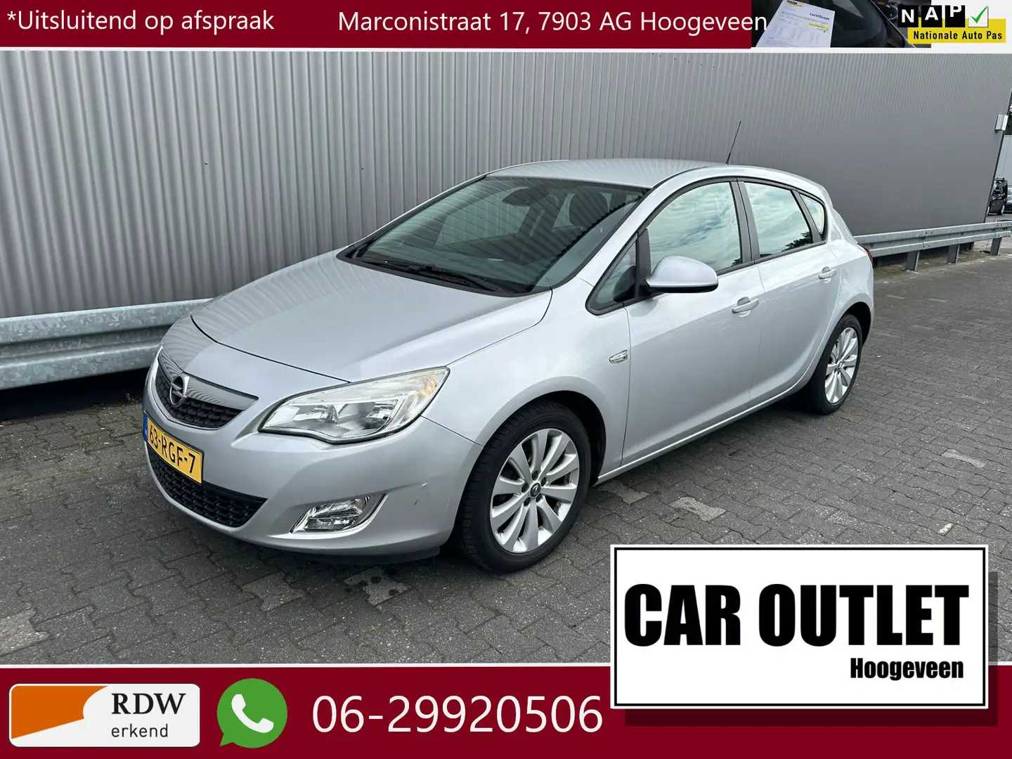 Opel Astra 1.6 Edition Airco Cruise LM Trekhaak --Inruil Moge Grijs - 1