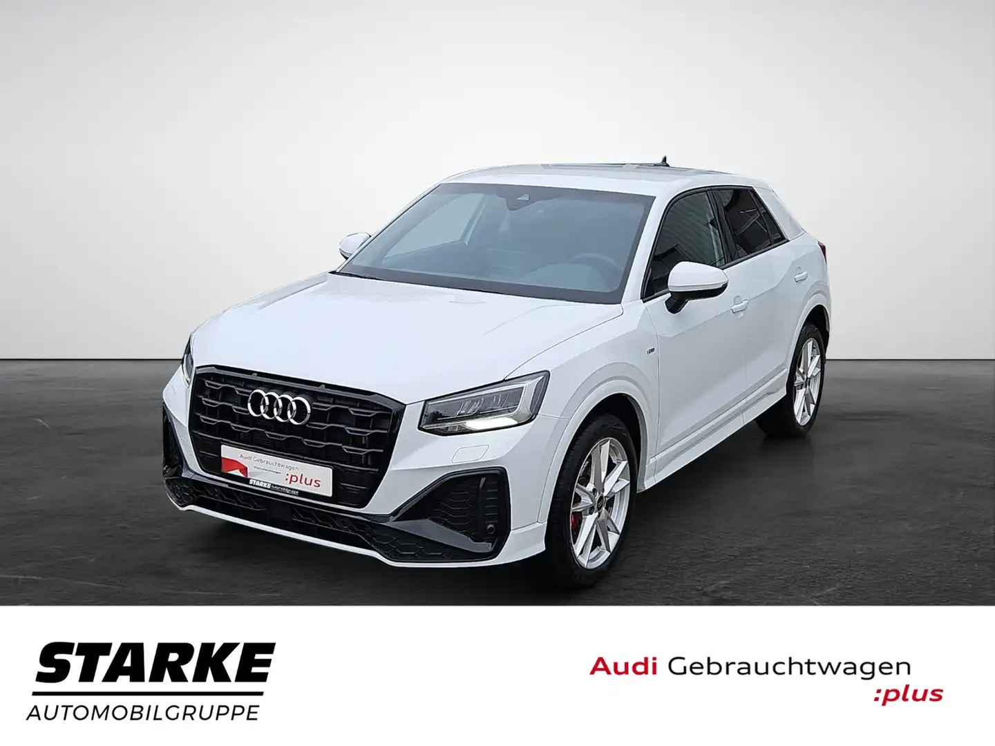 Audi Q2 35 TFSI S tronic S line NaviPlus LED AHK Leder ... Weiß - 1