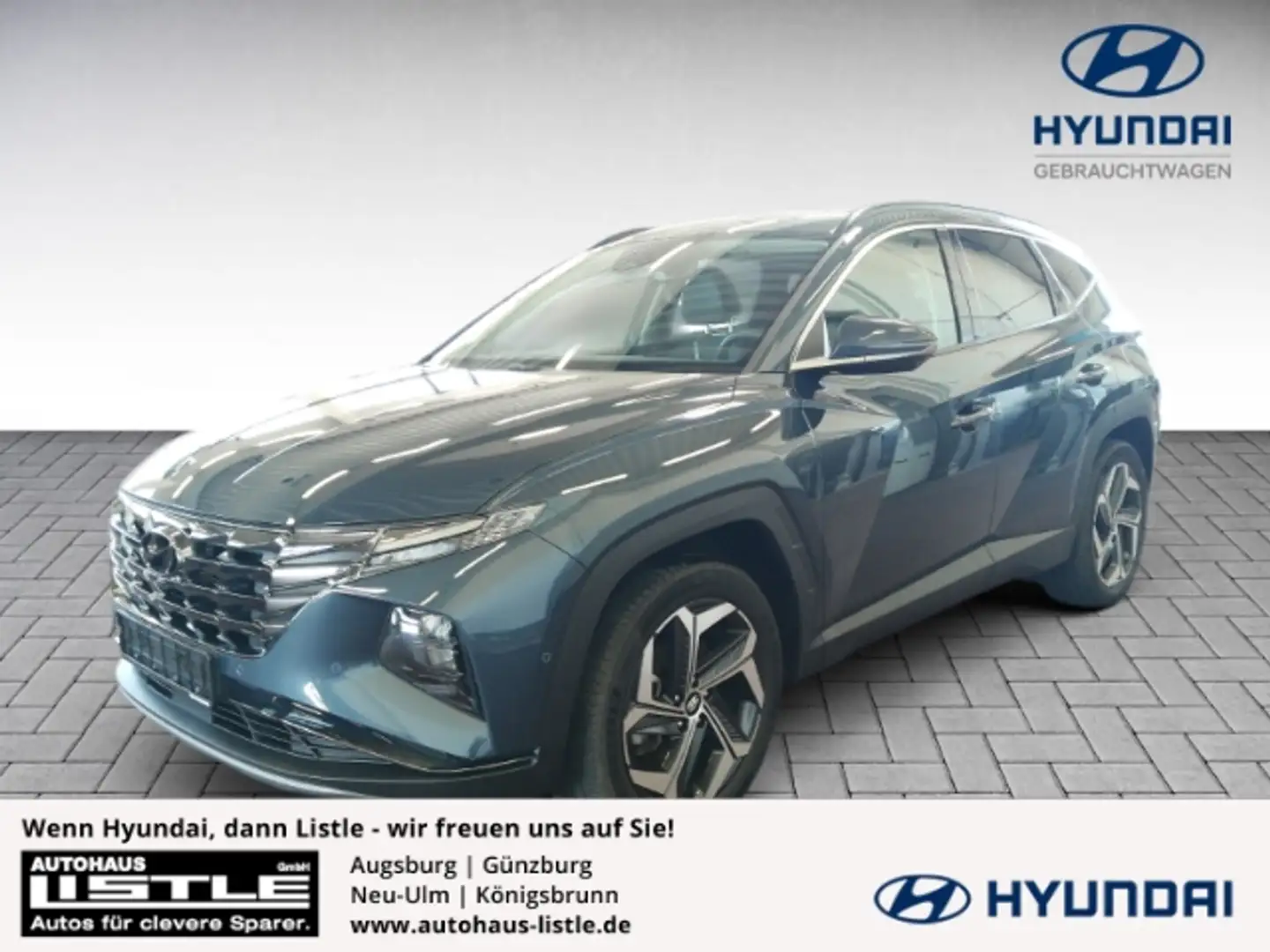 Hyundai TUCSON Plug-in-Hybrid 1.6 T-GDi 265PS PRIME-Paket MJ22 EC Blauw - 1