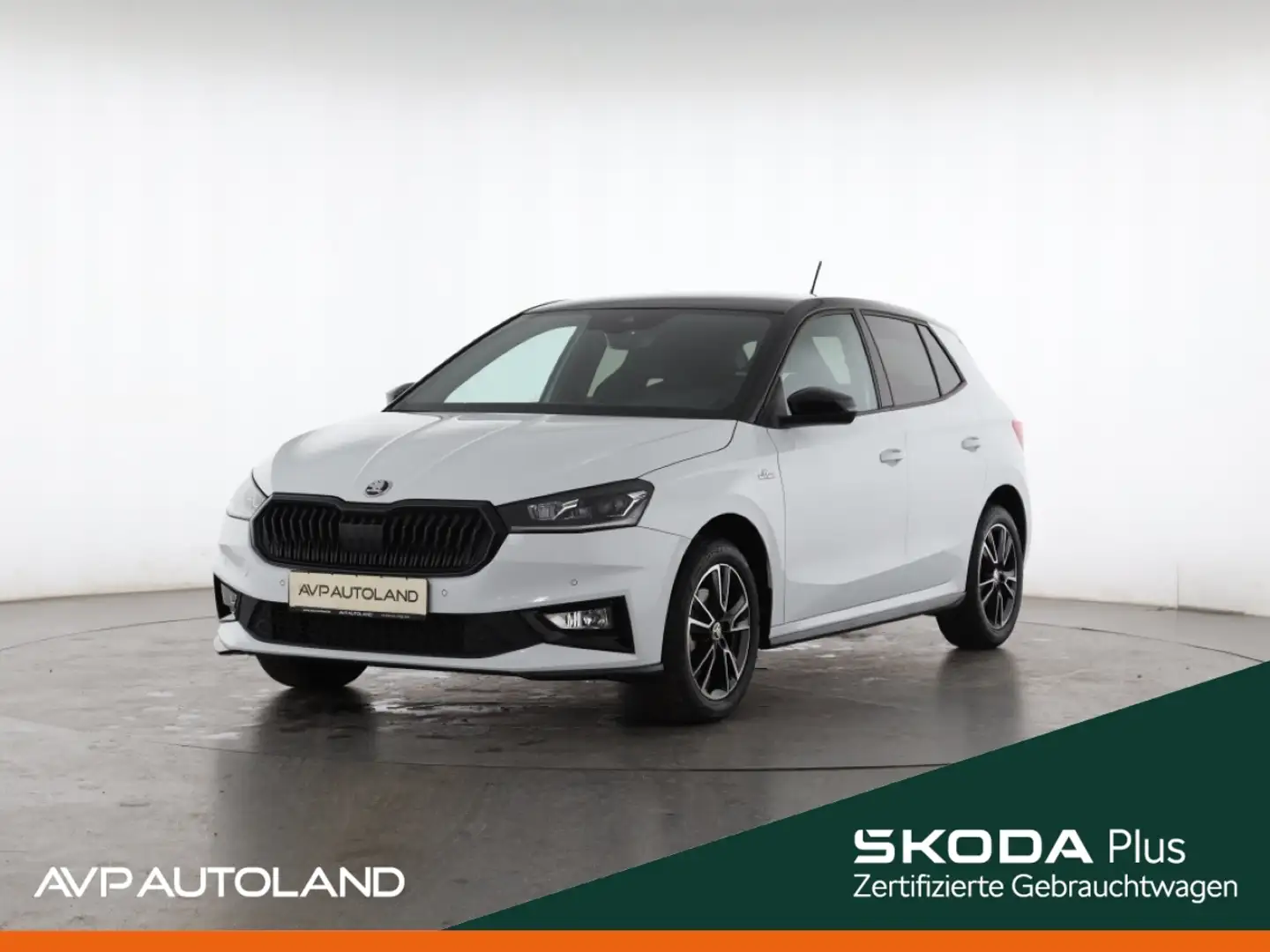 Skoda Fabia 1.0 TSI MONTE CARLO | NAVI | LED | ACC | Weiß - 1