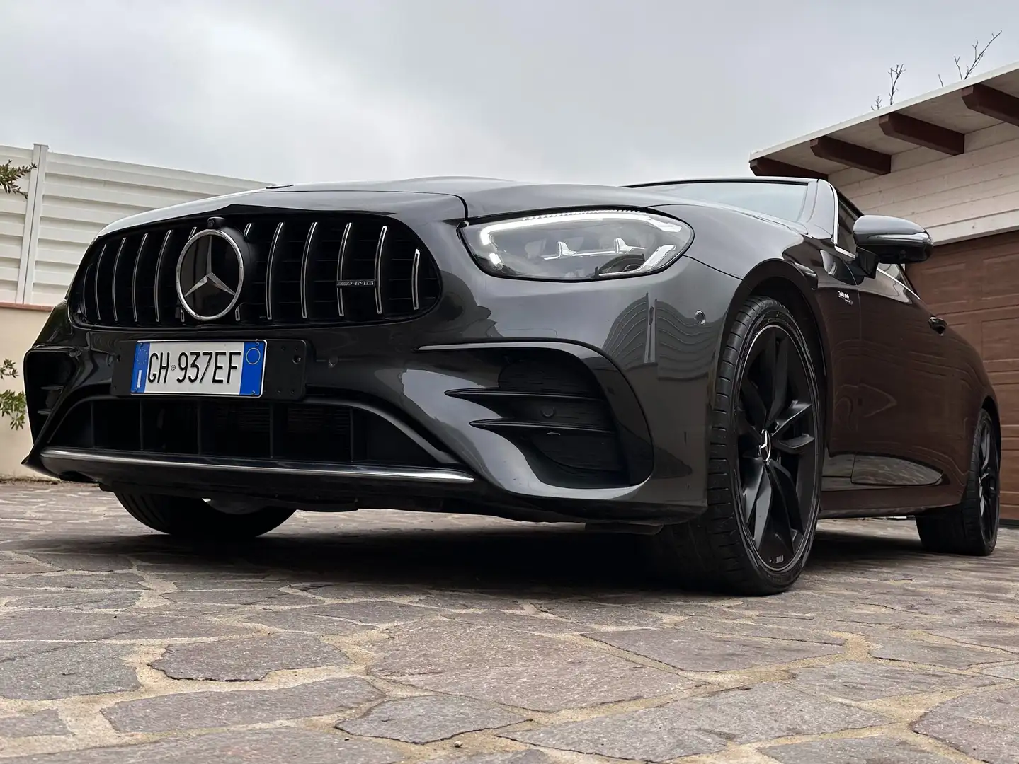 Mercedes-Benz E 53 AMG Cabrio mhev (eq-boost) 4matic GARANZIA 2 anni Grigio - 1