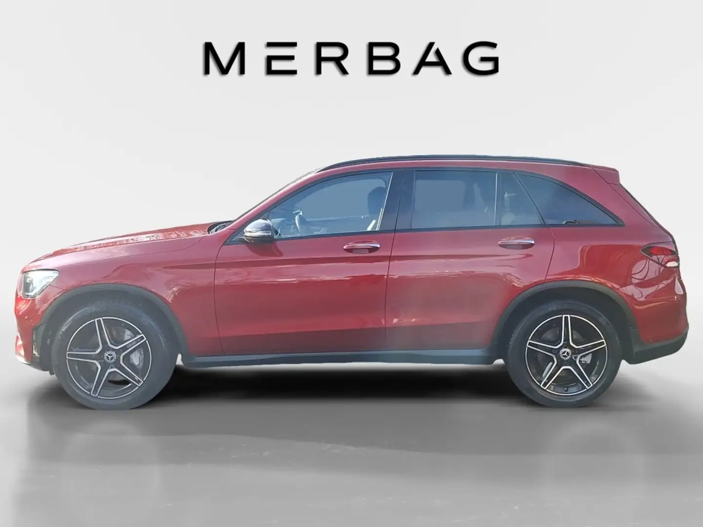 Mercedes-Benz GLC 400 d 4M AMG PANO BURMESTER AHK KEYLESS Rot - 1