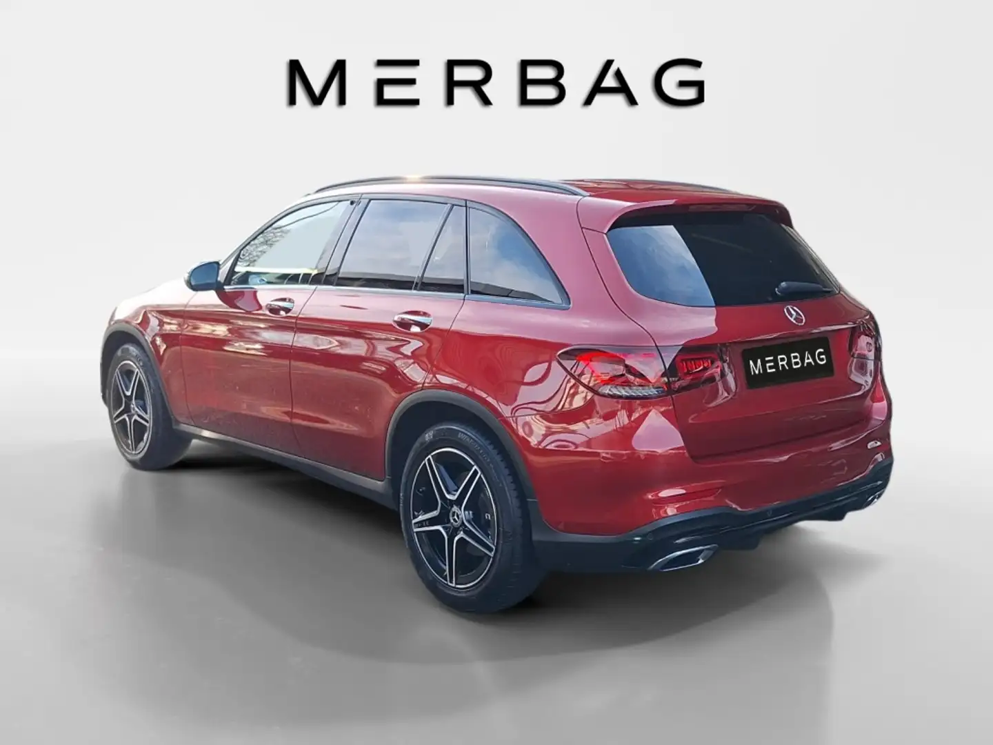 Mercedes-Benz GLC 400 d 4M AMG PANO BURMESTER AHK KEYLESS Rot - 2