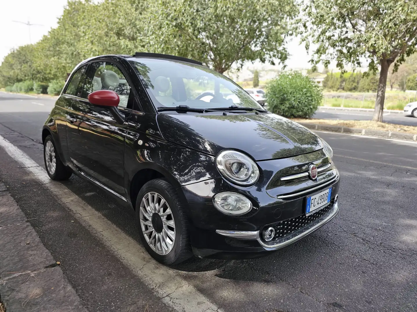 Fiat 500 500 III 2015 1.2 Lounge 69cv dualogic Nero - 2