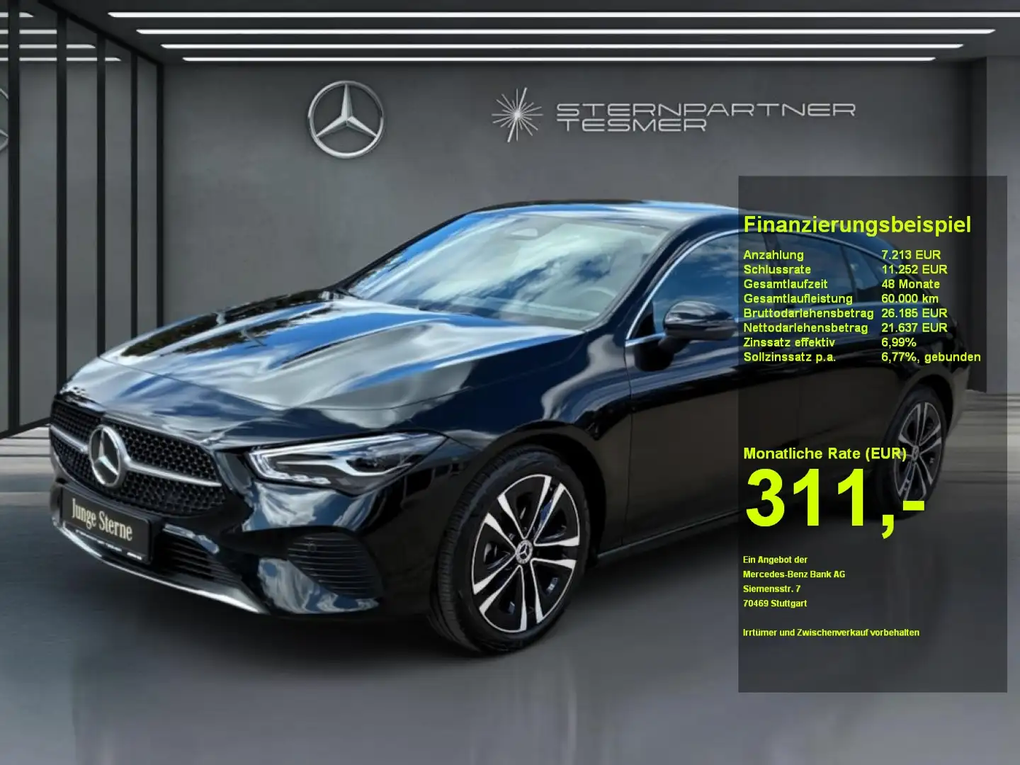 Mercedes-Benz CLA 180 SB Vorrüstung Distr. Kamera SitzHz PDC Schwarz - 1
