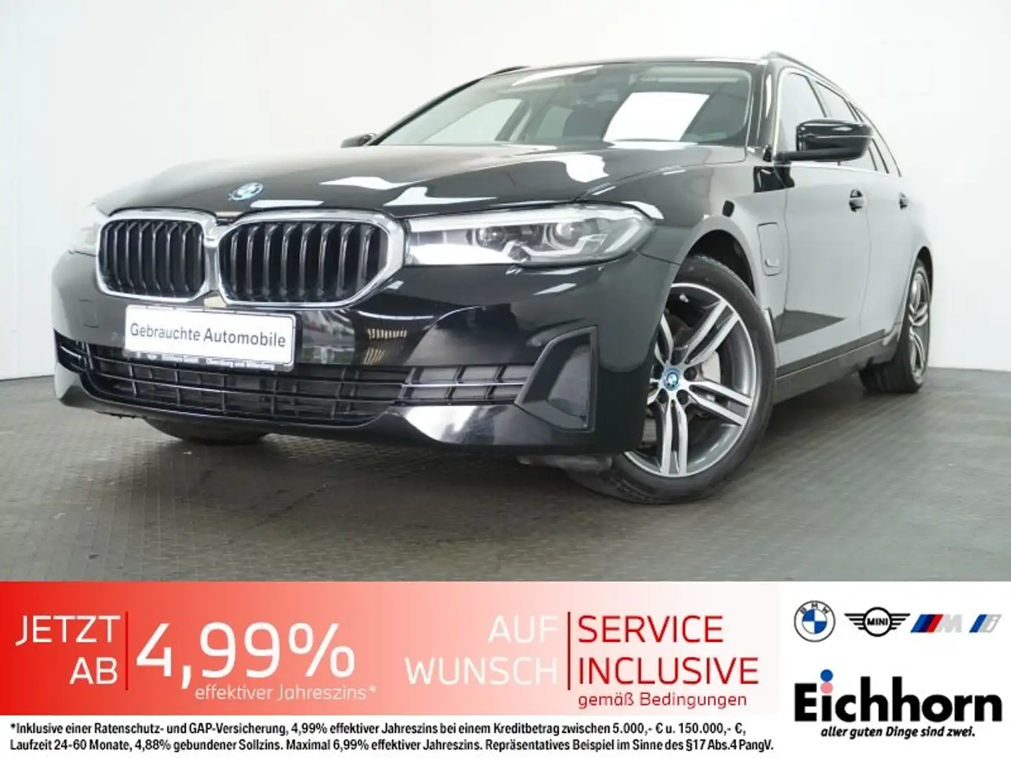 BMW 520 e Touring *AHK.SPORTSITZE.NAVI* Schwarz - 1