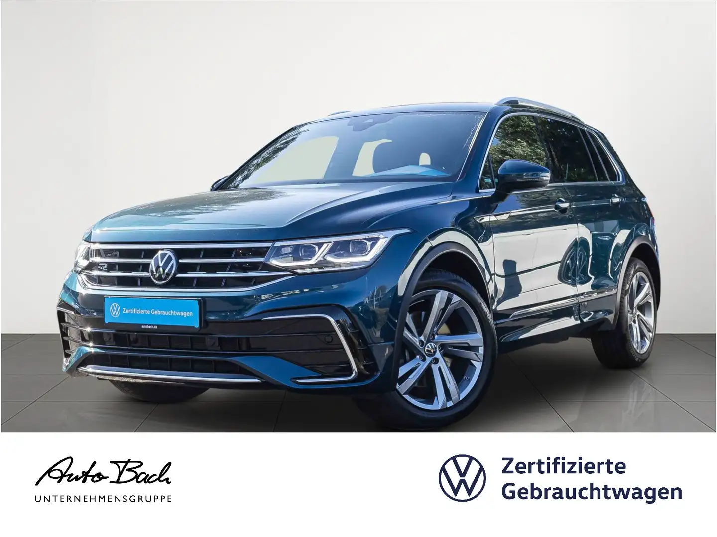 Volkswagen Tiguan 2.0 TSI DSG R-Line, Navi, LED-Matrix, Sou Blauw - 1