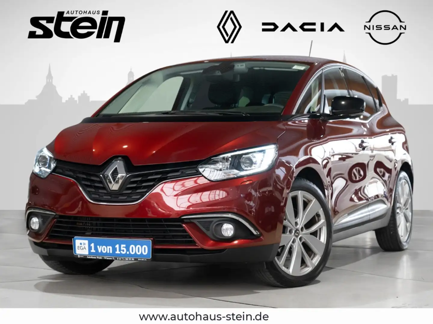 Renault Scenic IV Limited 1.3 EU6d-T TCe 140 GPF EDC Deluxe Navi Rosso - 1