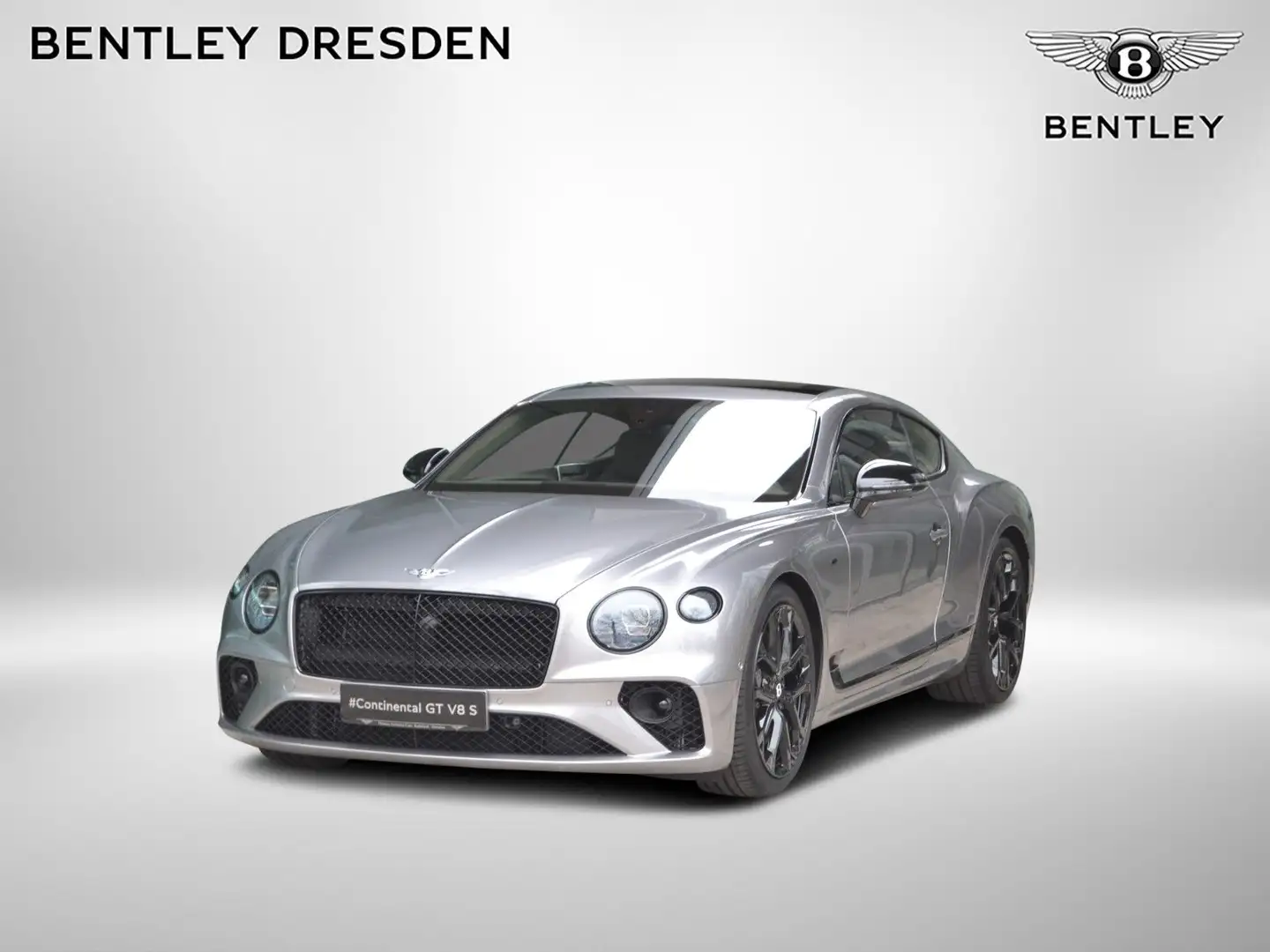 Bentley Continental GT V8 S - B&O/Rotating/TV Argintiu - 1