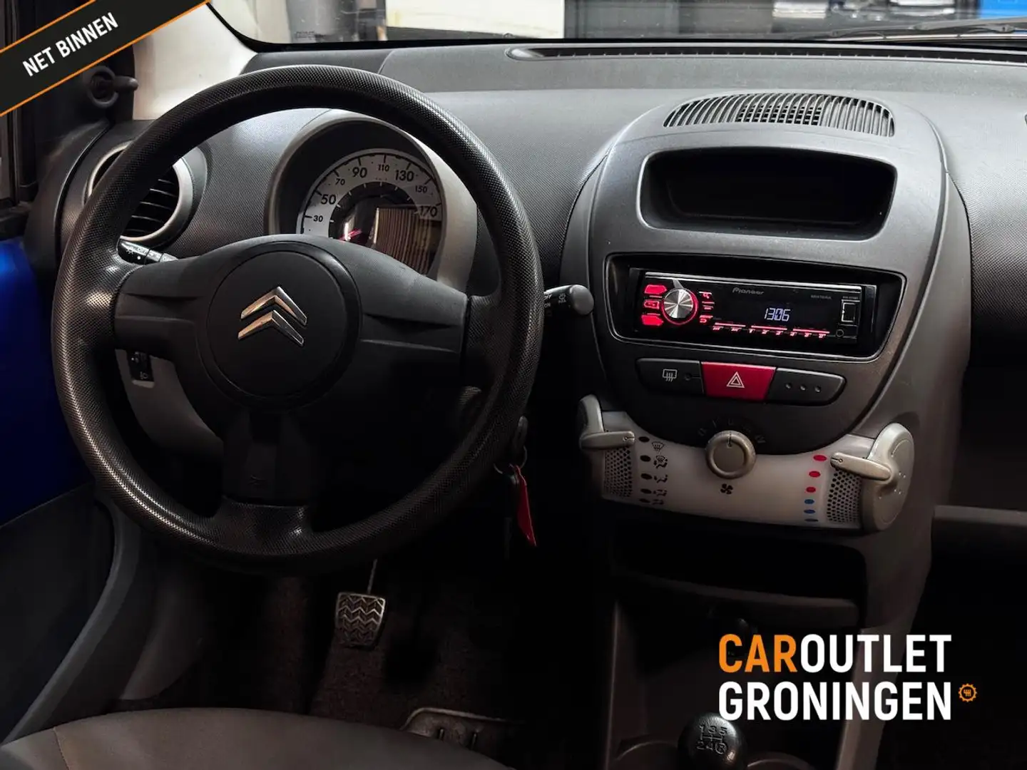 Citroen C1 1.0-12V Séduction | BJ 2009 | ZUINIG | LAGE LASTEN Blau - 2