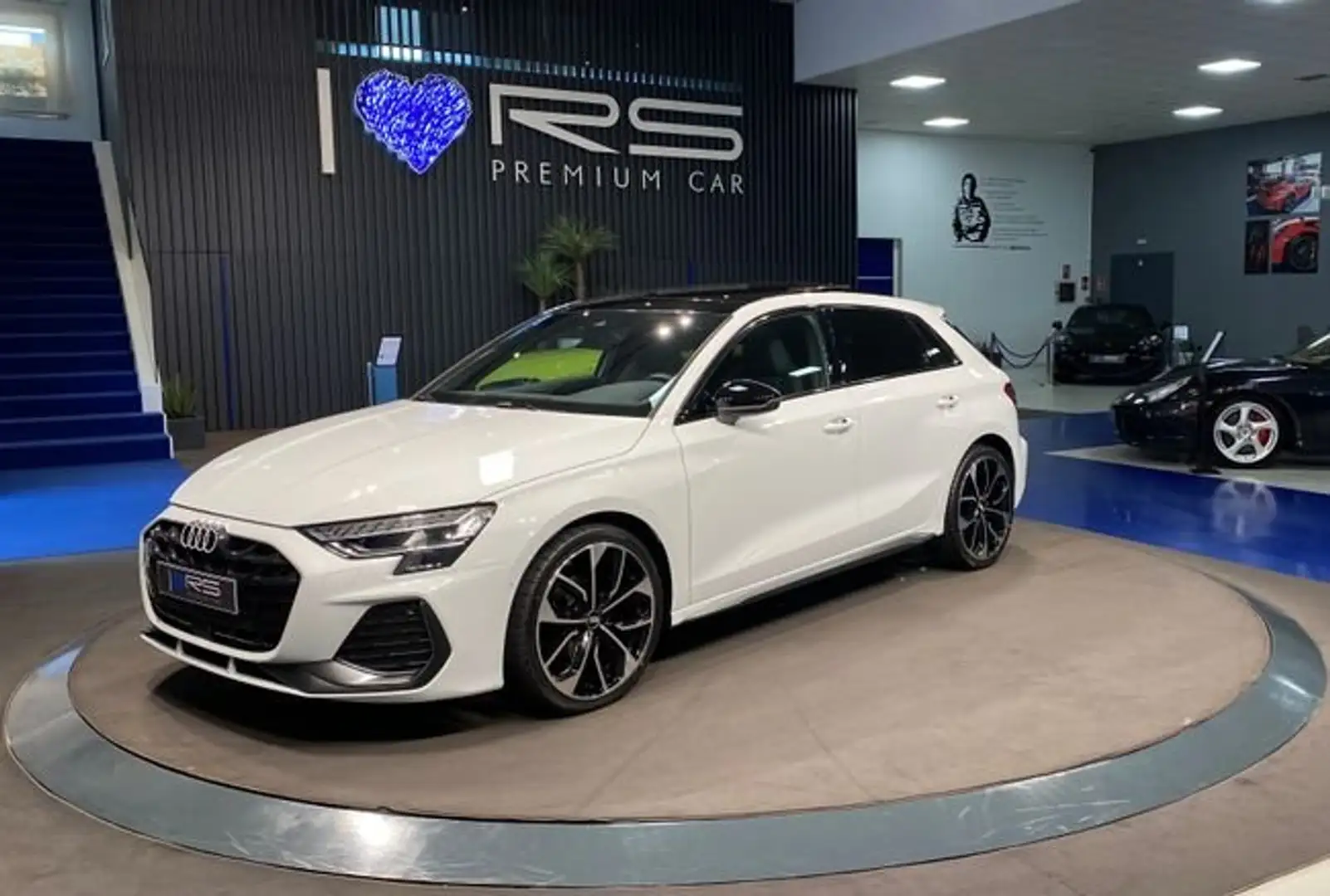 Audi A3 Black Line 35 TDI Stronic Blanc - 2