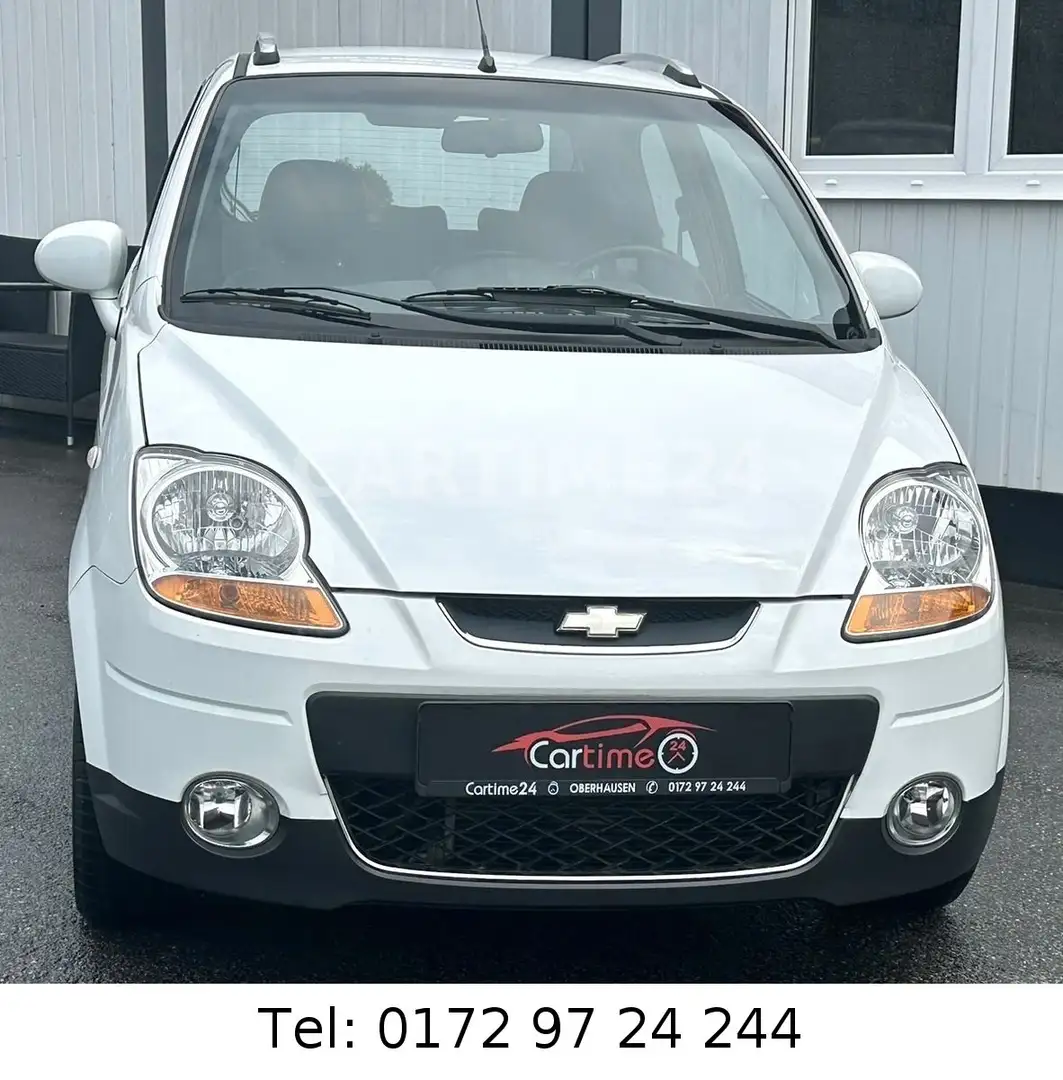 Chevrolet Matiz SE 1,0 Ltr.* WENIG KM*KLIMA*TÜV NEU* Weiß - 1