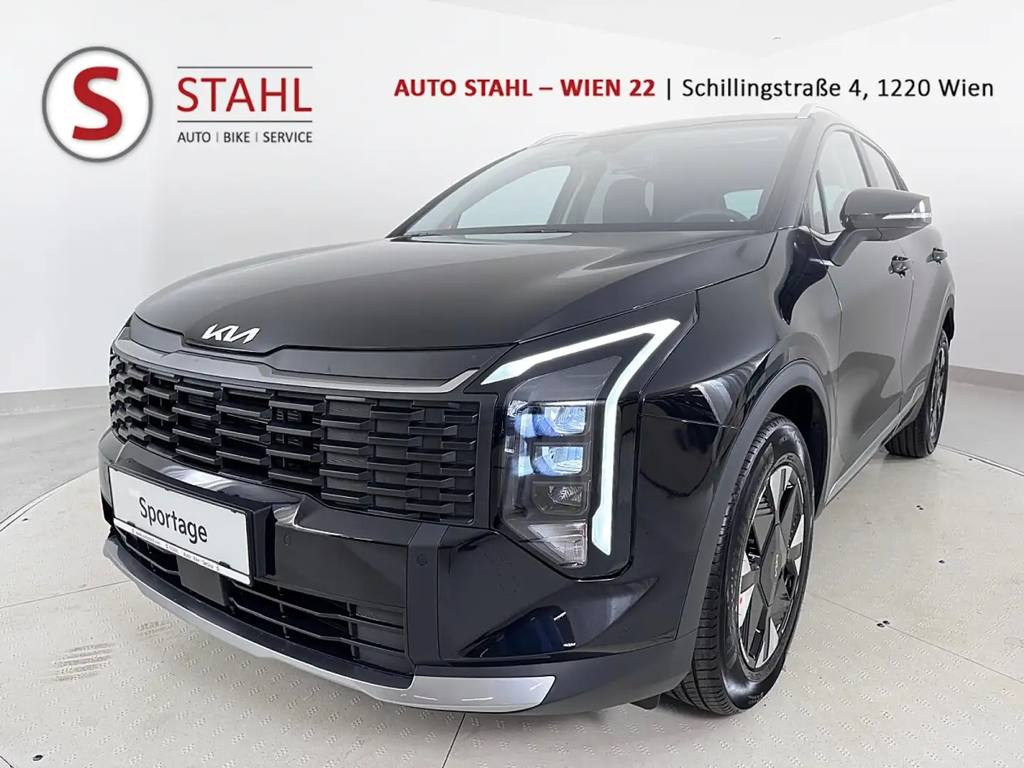 Kia Sportage 1,6 TGDI Silber/MT6/2WD/150/MY27|Stahl Wien 22 Schwarz - 1