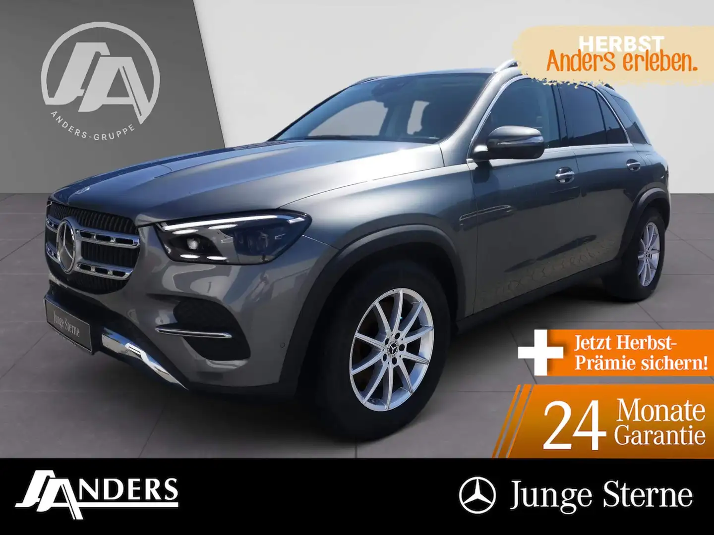 Mercedes-Benz GLE 350 de 4M MBUX+Burm+Dist+AHK+Key+Memo+M-BEAM Grigio - 1