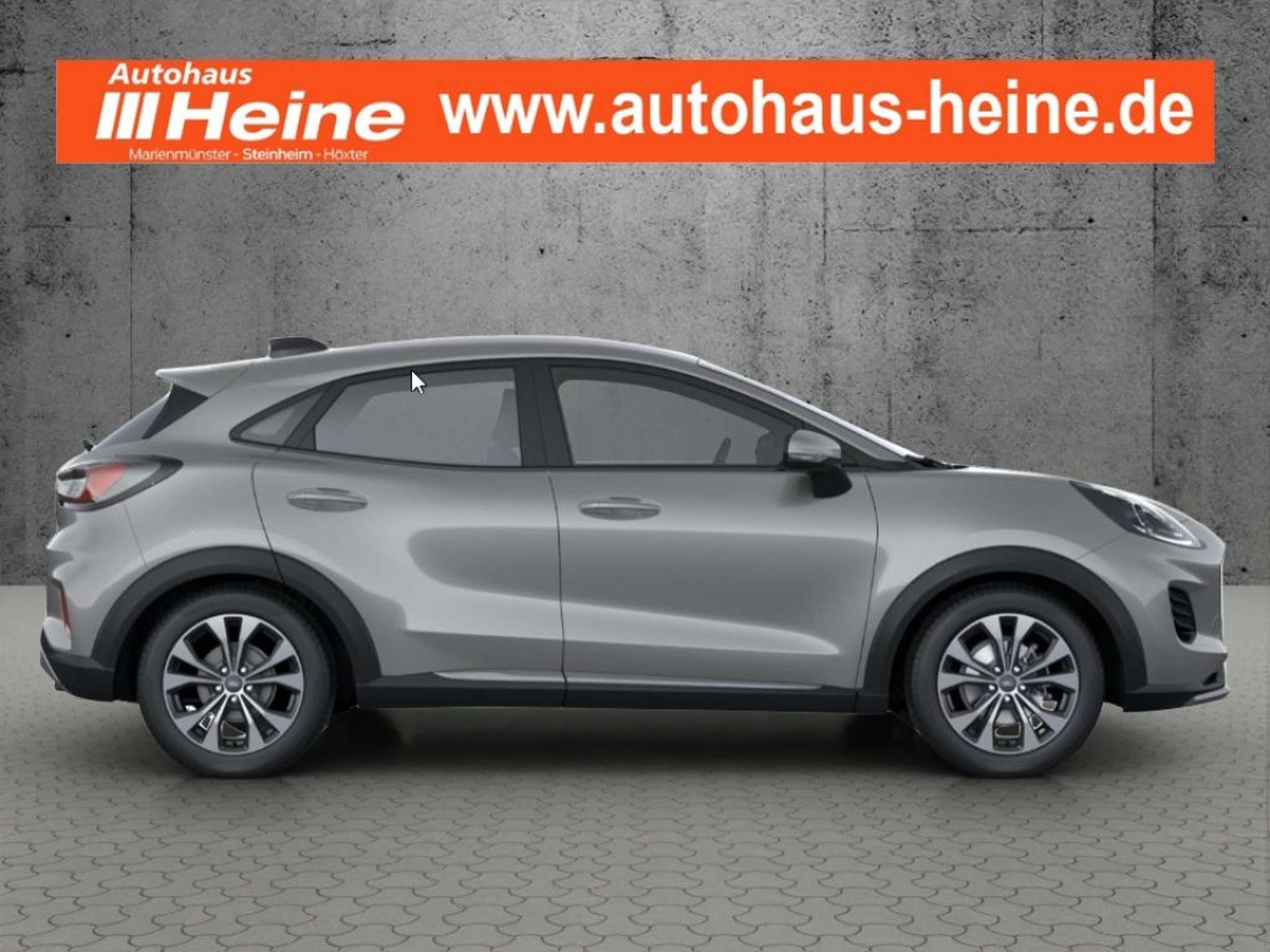 Fahrzeugabbildung Ford Puma TITANIUM 1.0 Ltr. Hybrid 125 PS *NAVI*RFK* - mit KI generiert/bearbeitet