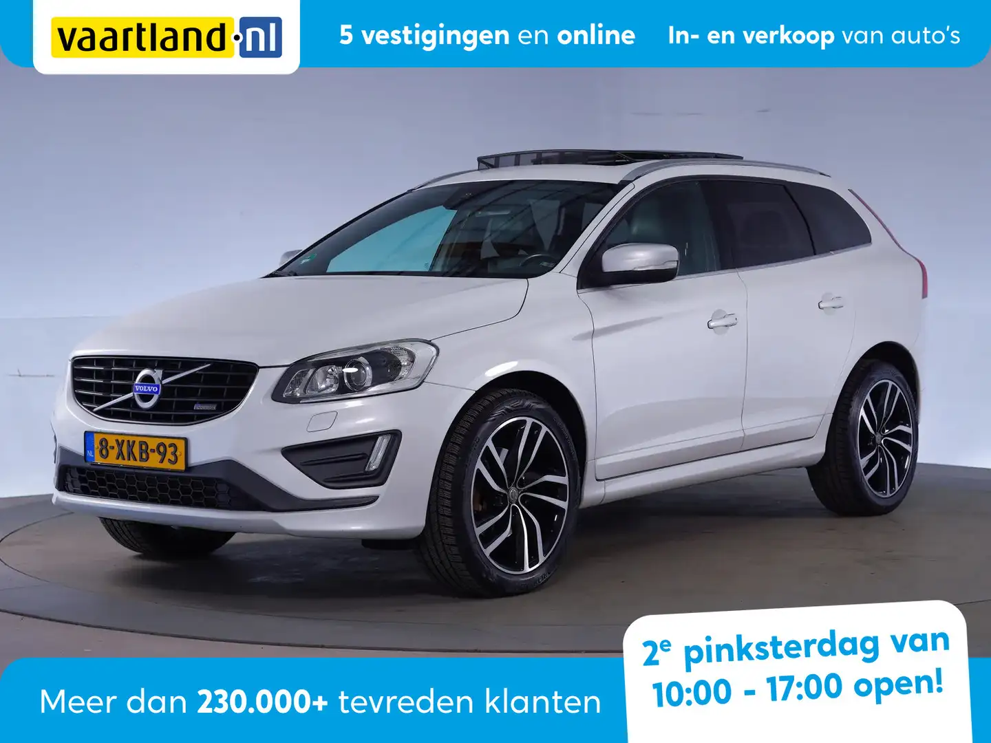 Volvo XC60 2.0 D4 FWD R-Design [ leder climate control Lichtm Biały - 1